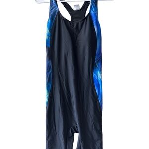 Black and Blue Swimsuit
